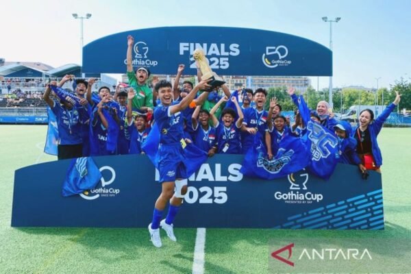 Akademi Persib Cimahi All Stars Juara Gothia Cup 2025 di Swedia