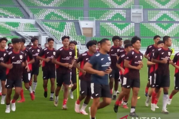 Indonesia Siapkan Kondisi Fisik Menjelang Pertandingan Melawan Tajikistan